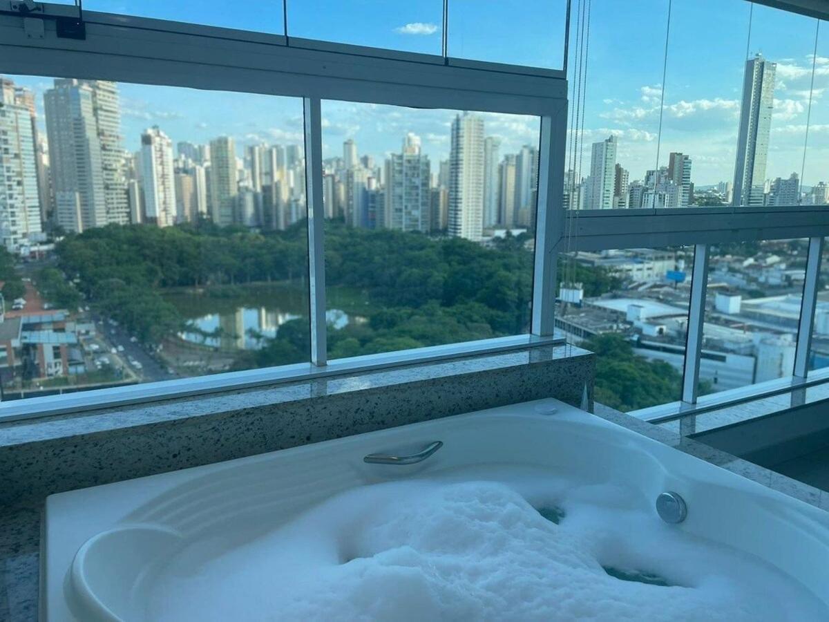 1 Qts.| 2 Hosp. | Jacuzzi Na Varanda | Linda Vista Goiania Exterior photo