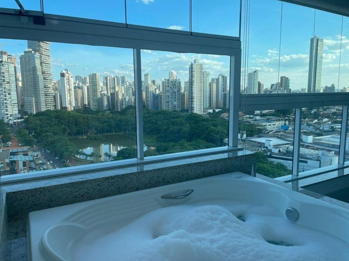 1 Qts.| 2 Hosp. | Jacuzzi Na Varanda | Linda Vista Goiania Exterior photo