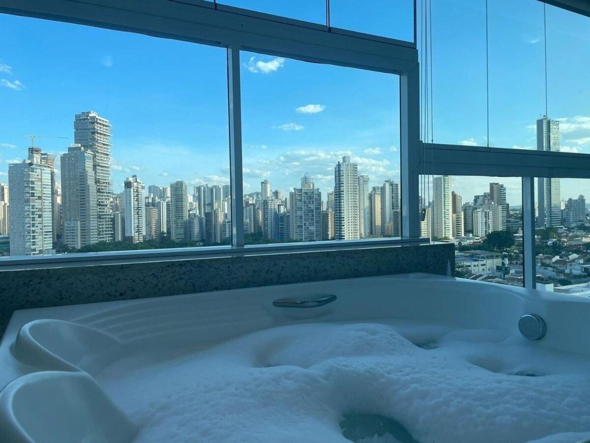 1 Qts.| 2 Hosp. | Jacuzzi Na Varanda | Linda Vista Goiania Exterior photo