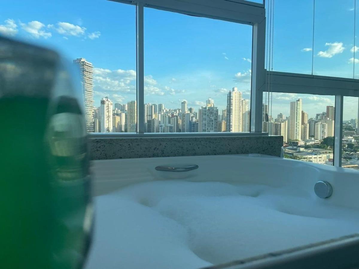 1 Qts.| 2 Hosp. | Jacuzzi Na Varanda | Linda Vista Goiania Exterior photo