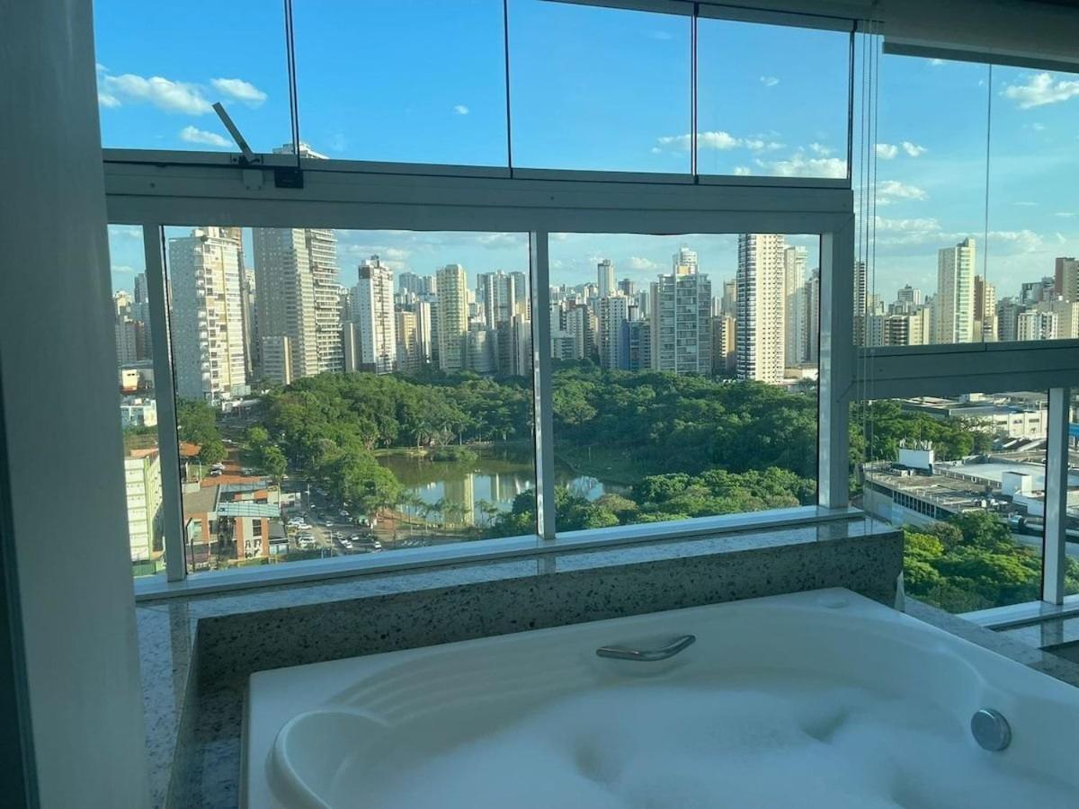 1 Qts.| 2 Hosp. | Jacuzzi Na Varanda | Linda Vista Goiania Exterior photo